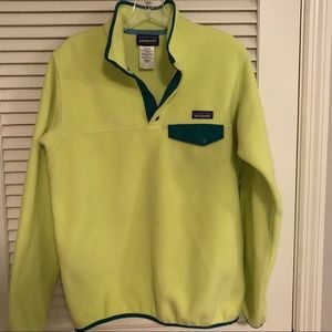 Bright Yellow/Green women’s patagonia. Size M.